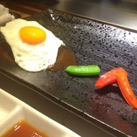築地鉄板焼 Kurosawa - ハンバーグとステーキをシェア