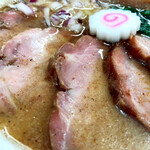 麺屋くろ松 - 炭焼きチャーシュー増し
