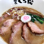 麺屋くろ松 - 豚骨焼きあごらーめん（塩）