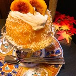 慈げん - マスカルポーネクリームにパルミジャーノon the柿ブリュレ