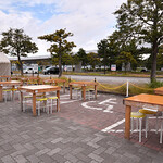 海の公園かき小屋 - 屋外席