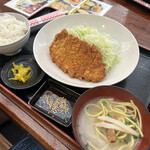いちば食堂 - ロースカツ定食1400円