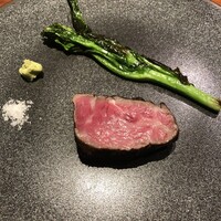 薪焼 銀座おのでら - お肉、野菜も美味しい。