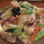 福建家庭料理 旬の香 - 海鮮のキャッチーなコクと香り♪　しみじみ、優しい気持ちになれる、「福建　あんかけ炒飯」