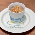 マーロウ ブラザーズコーヒー - ほうじ茶とくるみのブリュレプリン