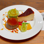 マーロウ ブラザーズコーヒー - バスクチーズケーキとおまかせハーフプリン2種