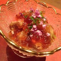 青山 星のなる木 - こかぶと真鯛のジュレソース和え