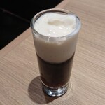 フォルクス - サラダバーのコーヒーゼリーにバニラアイス:これが1番おいしかった