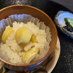 日本料理 まめぞう - 栗ご飯