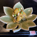 日本料理 まめぞう - 木の実と粟生のからしあえ