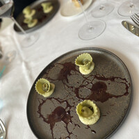 Ristorante Crocifisso - パスタ② 牛頰肉を詰めたトルテッリ　フレッシュ胡椒を効かせた赤ワイン煮込みソース　ペポーゾ