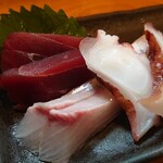 Sushi Sakaba Futamura - 刺身三点盛り