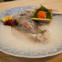 博多料亭 稚加榮 - いか活造り(二人前) ¥4,400