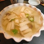 神馬 - 白ずいきの葛ひき