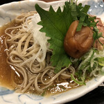 手打そば やっこ - 梅おろし