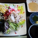 レストラン友國 - サラダうどんです