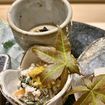 難波 寿司 まつもと - 菊菜の白和え