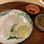 柚木元 - カワハギのお造り