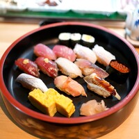 東銀座 江戸銀 - ランチ握り1.5人前2000円