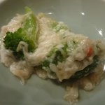 悠苑 - ブロッコリーと蟹肉炒め