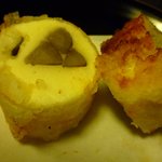 Akitaya 草庵 - 揚物：鱧しんじょ