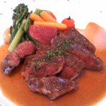 ラトラス - 和牛リヴロース肉のポワレ　ポワヴラードソース