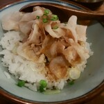 麺屋 勇 - ミニ豚しゃぶ丼