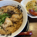 らー麺 藤平  - 半チャンセット　
