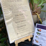 Curry Spice Gelateria KALPASI - 本日のカレー