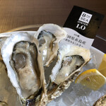 牡蠣ノ星 - 生牡蠣12個入りプレート