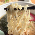 はやし - 三原製麺所の細ちぢれ麺