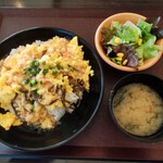 しんきば 季膳房 - 定食1　ふわとろ天津丼　720円