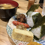 おにぎり 櫻の音 - おにぎりらんち [さけ＋ツナ＋定食セット]