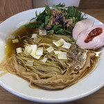 めん処 きよ洲 - サバとオリーブオイルのぶたらぁめん850円税込！