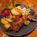 Ata - ヤリイカと野菜のアイオリ