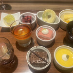 エトワール - デザートも欲張りまくってほぼ全種類行きました。