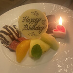 エトワール - 素敵なデザートプレートです。