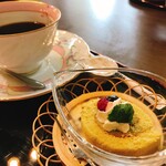 Ajidokoro Terukina - 食後のデザートとコーヒー