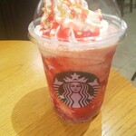 スターバックス・コーヒー - ストロベリー＆ベルベット  ブラウニーフラペチーノ