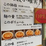 自家製太麺 ドカ盛 マッチョ - とりあえず、デフォルトのラーメンを…徳島が気になります。