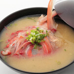 江户前金目鲷鱼鱼汤/Red Bream Head Soup/红金目鲷日式鱼类汤/
