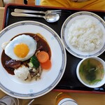 Oomiya kokusai kantorii kurabu resutoran - ハンバーグランチ