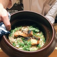 京料理 阿うん - 　炊き込みご飯　秋シャケと牛蒡