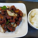 台湾美食屋 - 黒酢鶏とライス