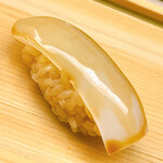 鮨おばな - 墨烏賊です。シャクシャク食感を愉しみます