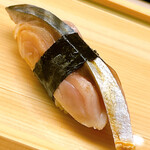 鮨おばな - 千葉産の1.5kgの特大マサバ