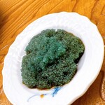鮨おばな - ボタン海老の卵。お酒のアテにもなります