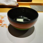 鮨 ふくじゅ - 海苔のしんじょうお吸い物 ♪