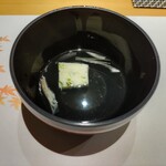 鮨 ふくじゅ - 海苔のしんじょうお吸い物 ♪