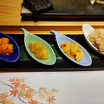 鮨 ふくじゅ - 雲丹食べ比べ ♪